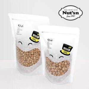 [넛츠앤] 실속형 스마일지퍼팩 열풍병아리콩 500g 1개