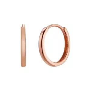 갤러리아 여자 18K 귀걸이 원터치 링 민자 링 12mm