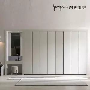 [장인가구]단테 슬림 화장대 파우더 붙박이장 300cm