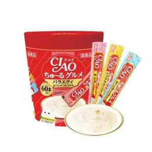 이나바 챠오츄르 14g x 60P 참치+가다랑어+닭가슴살 [SC-138]