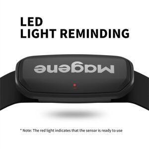 Magene H303 심박수 센서 Bluetooth ANT 업그레이드 HR 모니터(가슴 스트랩 포함) 듀얼 모드 컴퓨터 자전거
