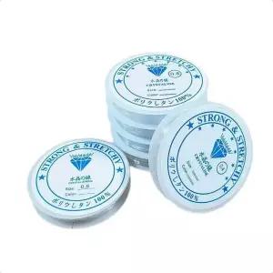팔찌재료 비즈공예재료 탄성 우레탄 비즈 공예 반지 팔찌 부자재 0.5mm 줄