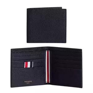26SS 톰브라운 남성 페블 그레인 레더 반지갑 블랙 MAW023A 00198 001 THOM BROWNE 100%정품