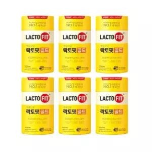 종근당건강 락토핏 골드 50포 6개 온가족 유산균 포스트바이오틱스