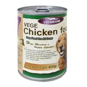 베게 강아지 간식 캔 애견 간식 닭고기 400g 24개 WFMRF98