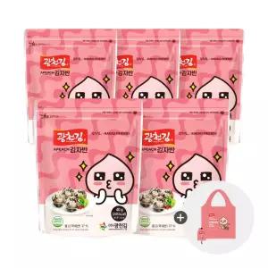 [광천김x카카오]어피치 김자반 40g x 5봉 + 카카오 장바구니 (랜덤1종)