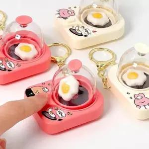 순덕이 달걀뒤집기 키링 (랜덤발송) 사무용품 WFM7GB2