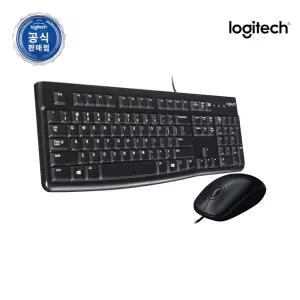 [로지텍] 유선 데스크탑 합본, 키보드 K120 NEW + 마우스 M90 [로지텍코리아정품] [블랙/키스킨포함] [키보드USB/마우스USB]