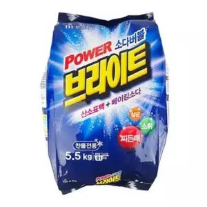 세탁기세제 브라이트 세탁 세제 세탁기 빨래 가루형 5.5kg