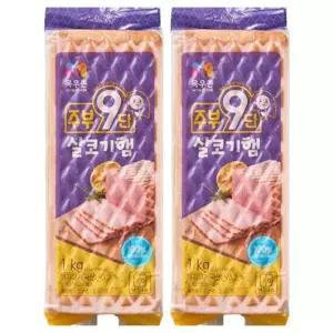 목우촌 주부9단 살코기햄 1kg, 2개