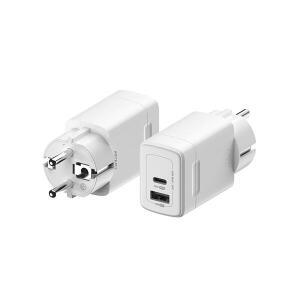 아트박스/아트뮤 USB PD 45W PPS GaN 접지 듀얼 초고속 충전기 GB452 화이트