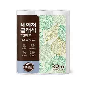 미래생활 나무야 나무야 클래식 3겹 데코 30m 30롤 X 3팩