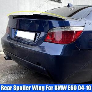 BMW 5 시리즈 E60 M4 스타일 리어 스포일러 자동차 뒷 트렁크 스플리터 테일 윙 520i 2004-2010