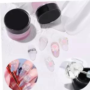 레진아트 네일아트 말랑말랑 쪼물젤 2종 클리어 화이트 8ml
