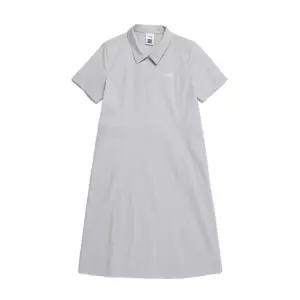 [내셔널지오그래픽]N252WOP840 여성 아델리 경량 우븐 카라 원피스 SILVER GREY