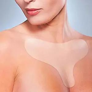 T형가슴패드 패치 패드 실리콘 주름 목 제거 안티링클