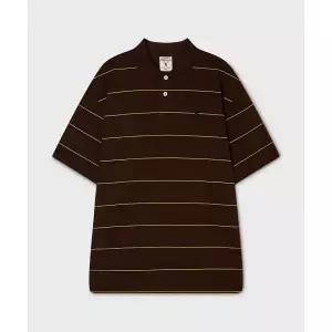 후아유 Stripe Collar T-Shirt WHHAG2571U