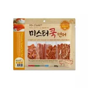 [하프클럽/셀럽하우스]반려견 영양간식 미스터쿡 연어혼합300g x5개 치석관리 훈련용 건강간식