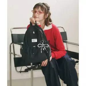 매장정품 마스마룰즈 MASMARULEZ mini ver. Ribbon pocket backpack_Black 여자가방 483088