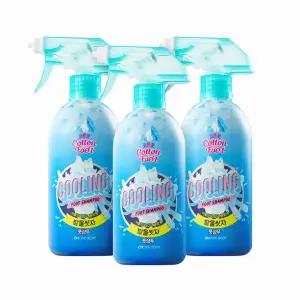 온더바디 코튼풋 발을씻자 풋샴푸 385ml 쿨링 3개