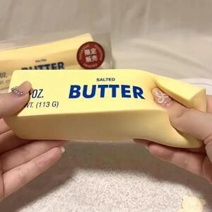 1PC 슬로우 라이징 스퀴시 버터 스틱 안티 스트레스 피젯 토이 해소 소프트 탄성 장난감 선물