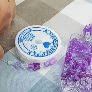 팔찌 우레탄 만들기 줄 키링 부자재 공예 비즈 재료 투명 악세사리 1mm
