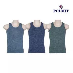 폴밋 국산 인견 남성 나시 런닝 3장세트 PMR-453