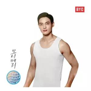 [BYC] 남성런닝 모시메리 뉴매쉬런닝/옆선 매쉬원단