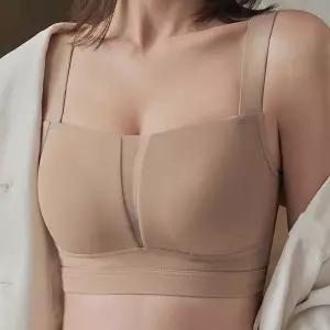 [미미캐츠]미미캐츠 가슴 작아 보이는 처짐 방지 V라인 앞트임 미니마이저 여성 브라 MC6001