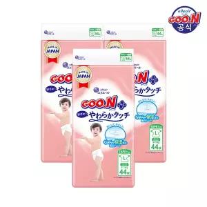 [군 기저귀] 플러스 소프트터치 밴드 대형(L) 44P x 3팩