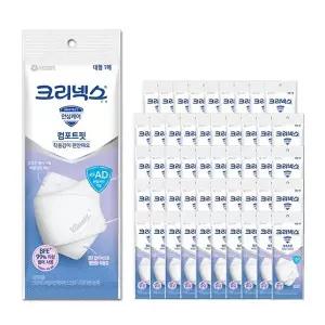 [크리넥스][KF-AD50매]크리넥스비말차단에어마스크(대형)(흰색)