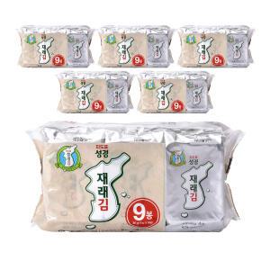 지도표 성경김 재래 식탁김 4g 9봉 X 6개(총54봉)