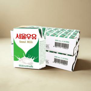 멸균우유 200ml 24입+24입 (2박스)