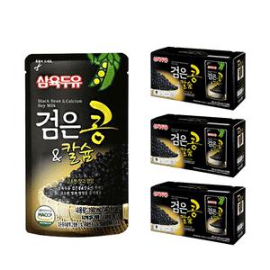 삼육두유 검은콩 앤 칼슘 파우치 190ml×60팩 부모님간식