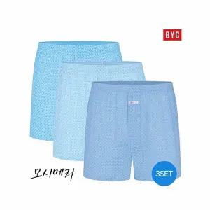 [하프클럽/BYC]BYC 모시메리 박서 트렁크팬티 3매입 / 시원하고 통풍성이 좋은