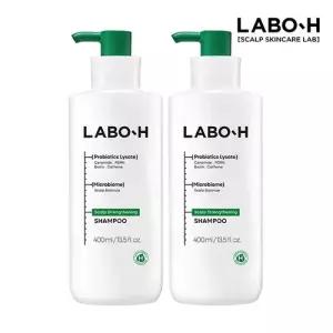 [아모레]BEST 특가_라보에이치 두피강화클리닉 샴푸 400ml 2입 (옵션)
