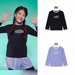 [폴햄키즈]여아배색래쉬가드 pkf2ts2500_DG