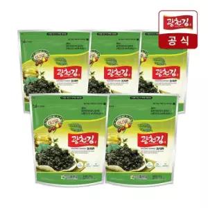 [광천김] 올리브유 녹차 돌자반 볶음 70g 5봉