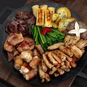 소곱창 대창 막창 염통 모듬구이 한판 세트 760G 소스포함 밀키트 HACCP