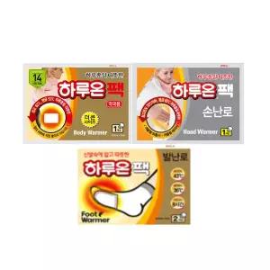 메온셀 하루온팩 붙히는핫팩/손난로/발난로 100매 -
