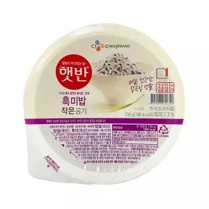 햇반 (흑미밥작은공기) 130g 36개(박스)