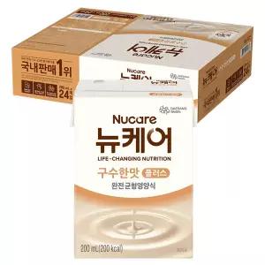 뉴케어 구수한맛 플러스 식사대용 균형영양식 200mlx24
