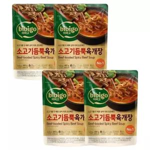 CJ 비비고 소고기듬뿍육개장460g x4개