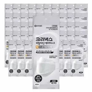 [크리넥스][KF-AD50매]크리넥스비말차단에어마스크(대형)(흰색)