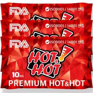 프리미엄 핫팩(RED) 30매 국내유일 미FDA ISO(환경)인증 안전한핫팩