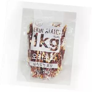 테비 오리 사사미 실속포장 1KG - 오리 스틱 [가은스토어] 애견간식 맛있는강아지간식