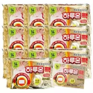테온셀 하루온팩 붙이는 핫팩 100매 / 하루핫팩 찜질팩