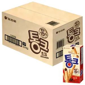 사무실간식.음료 오리온 통크 초코, 45g, 20개