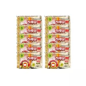 하루온팩 100매 붙이는 핫팩 붙히는 부치는 약국용 일반용