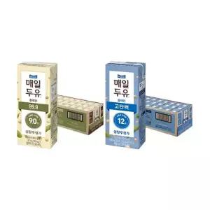 매일두유 99.9 190ml, 24개 + 고단백 190ml, 24개